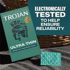 Trojan Sensitivity Ultra Thin Lubricated Condoms - 12 Pack > Essentials > Condoms