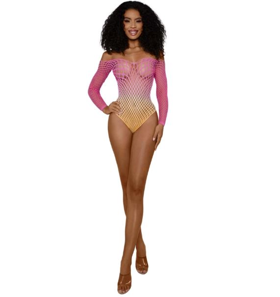 Ombre Net Bodystocking – Stretch Mesh Lingerie > Clothes > Bodies and Playsuits