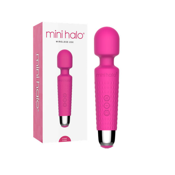 Shibari Mini Wand Halo (Pink) – Powerful Wand > Sex Toys > Mini Massagers