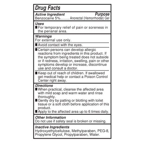Anal Glide Extra Water-Based Desensitizing Lubricant 2 Oz Pump Anal Lubricant