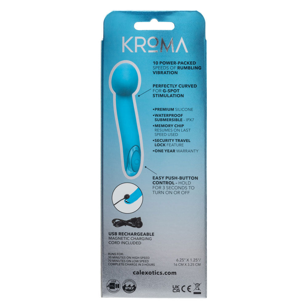 Kroma Turbo G (Blue) – Waterproof Silicone Mini Massager Blue > Sex Toys For Ladies > G-Spot Vibrators