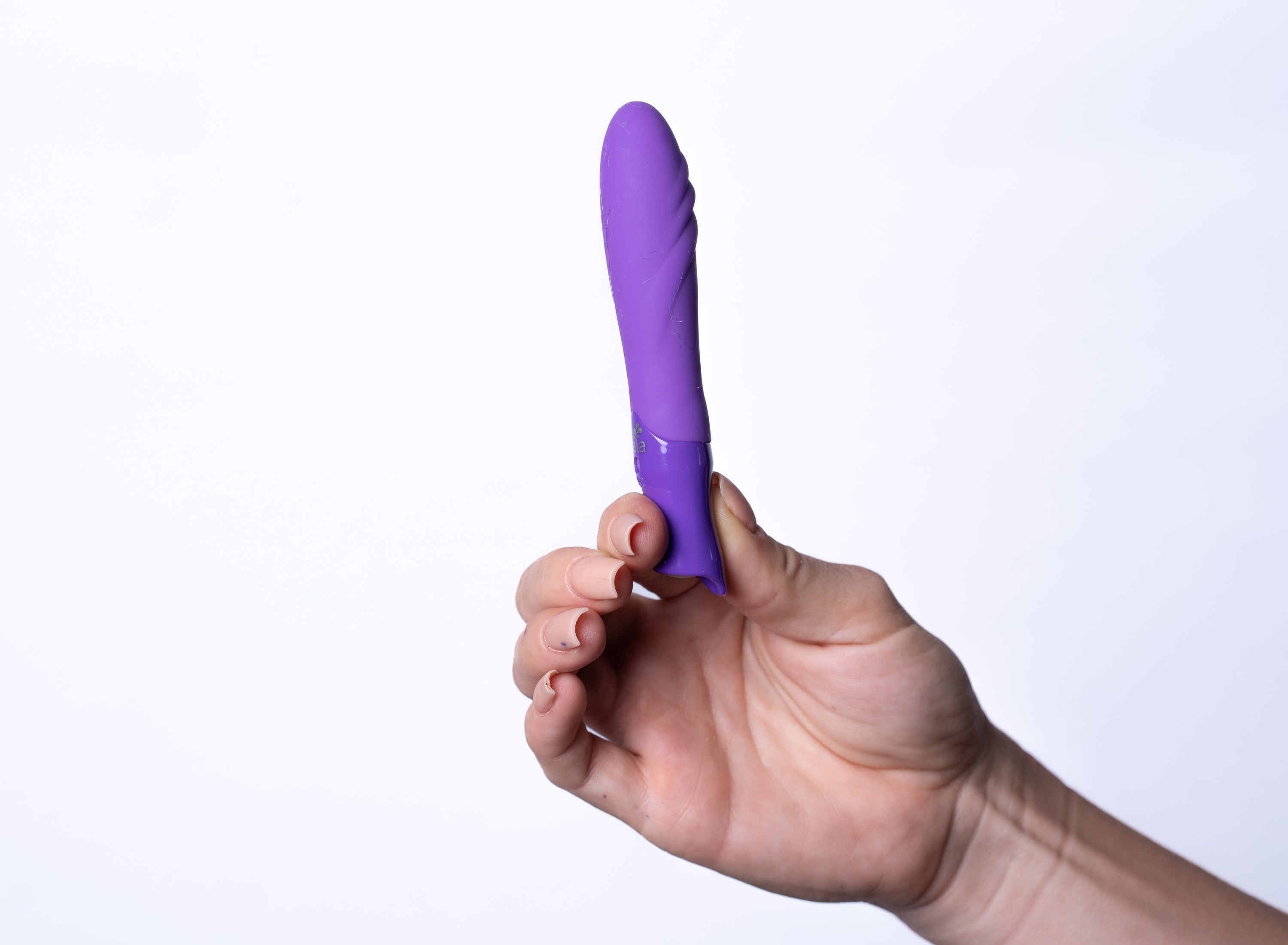 Margo Silicone Textured Bullet Vibrator Neon Purple Small BULLETS