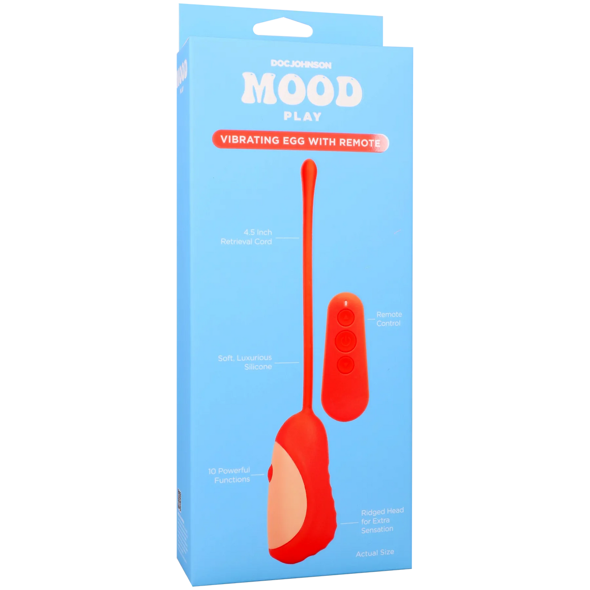 Mood Play - Remote Controlled Rechargeable 1.5 In Vibrating Egg > Sex Toys For Ladies > Vibrating Eggs