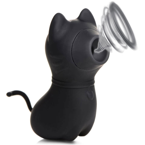 Sucky Kitty 7x (Black) – Rechargeable Wireless Clitoral Stimulator Clit Stimulators