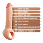 Performance Plus Thrive Silicone Penis Extender 2.5 Inch Beige > Sex Toys For Men > Penis Sleeves