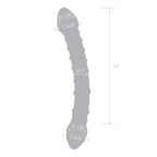 Double Trouble Glass Dildo – Dual-Ended Glass Dildo Clear > Glass > Dildos