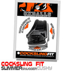 Cocksling Fit (Black) – Slim Adjustable Strap-On Cock Sling > Cock Ring > Sling