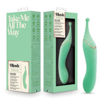 Blush Collection Stella Dual Ended Green Adult Intimacy Wand Green > Sex Toys For Ladies > G-Spot Vibrators