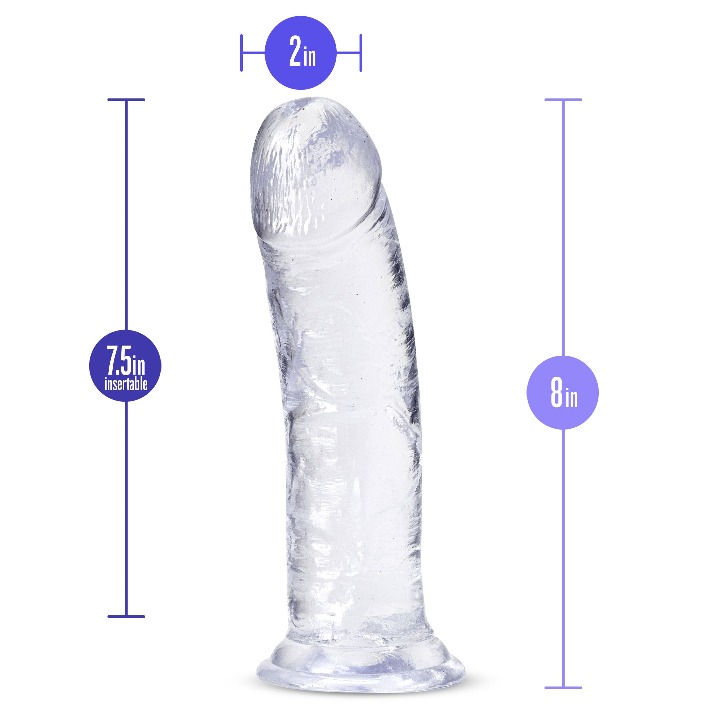 B Yours Plus 7.5" Dildo Soft Realistic > Dildos > Realistic Dildos