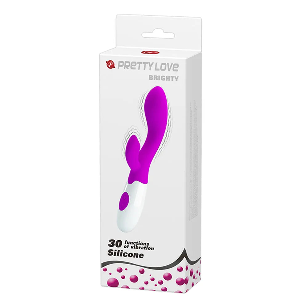 Pretty Love Brighty – Dual 30 Function Silicone Rabbit Vibrator > Vibrators > Ladies > Rabbit