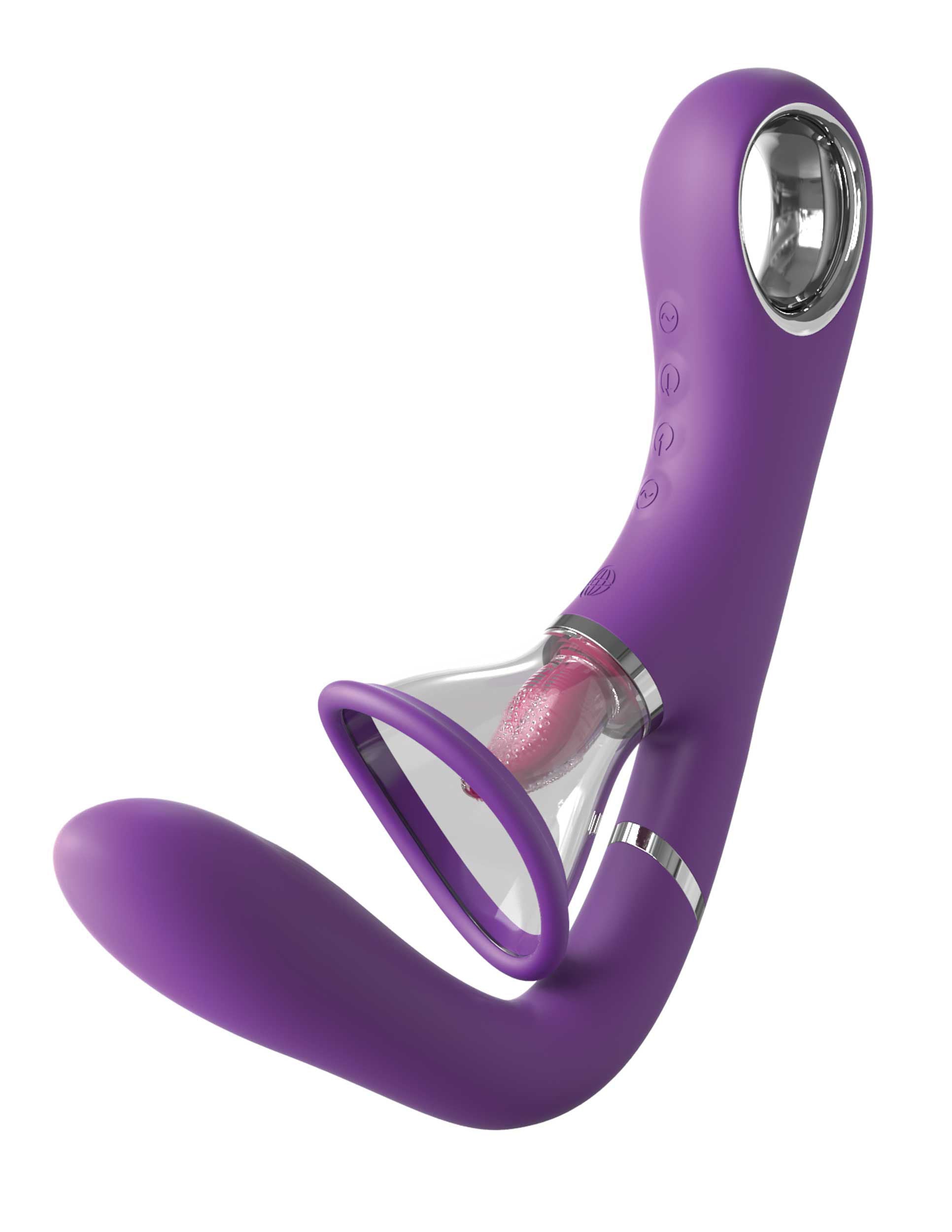 Her Ultimate Pleasure Pro Purple Clitoral and G-Spot Vibrator STIMULATORS