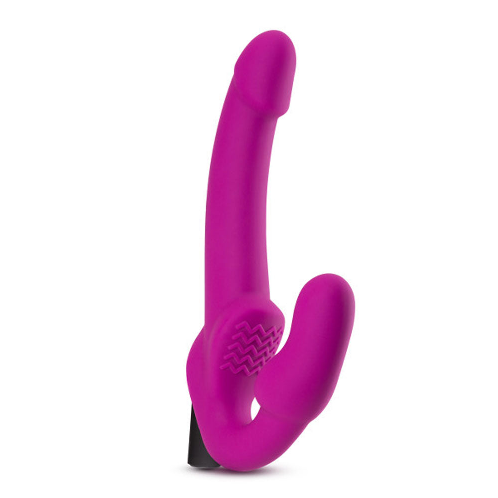 Temptasia Estella Strapless Silicone Dildo Pink Vibrating Toy > Realistic Dildos and Vibes > Strapless Strap Ons