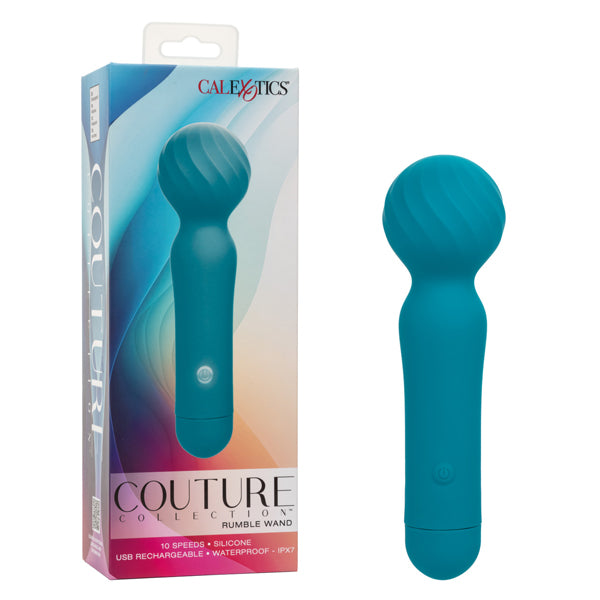 Couture Collection Rumble Wand Blue Flexible Electric Massager > Sex Toys > Massage Wands