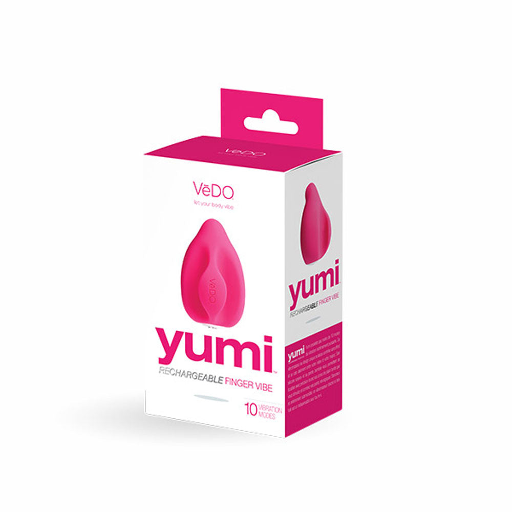 Yumi Finger Vibrator in Pink with 10 Modes Pink > Vibrators > Finger Vibrators