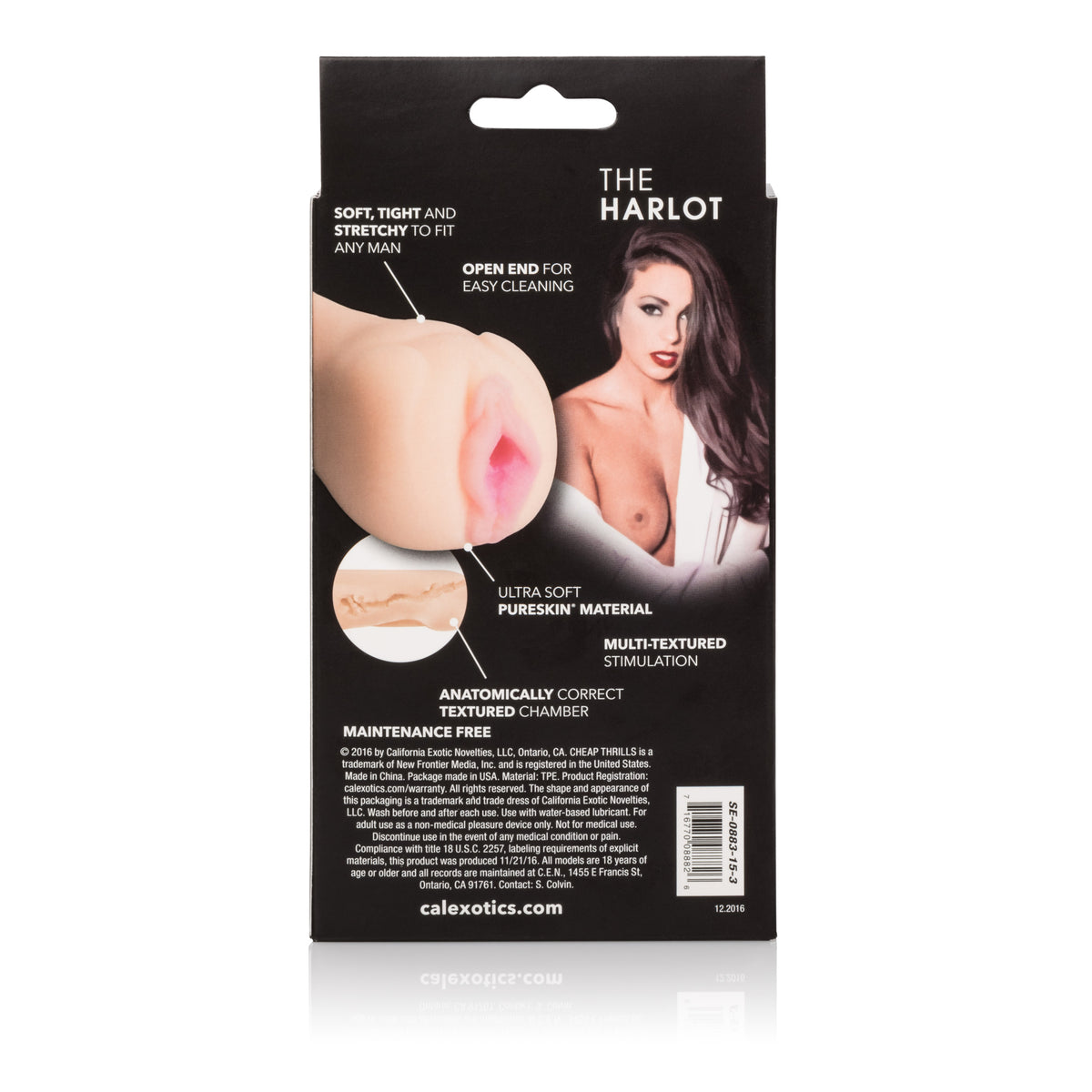 Cheap Thrills The Harlot – Textured Stroker Sleeve > Sex Toys For Men > Masturbators > Manual