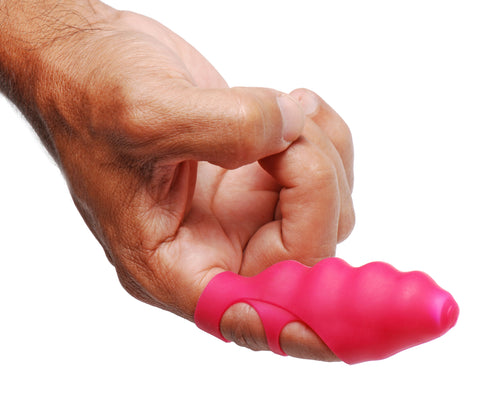 Ripples Finger Bang-Her Teal Vibrator Discreet Adult Toy BULLETS