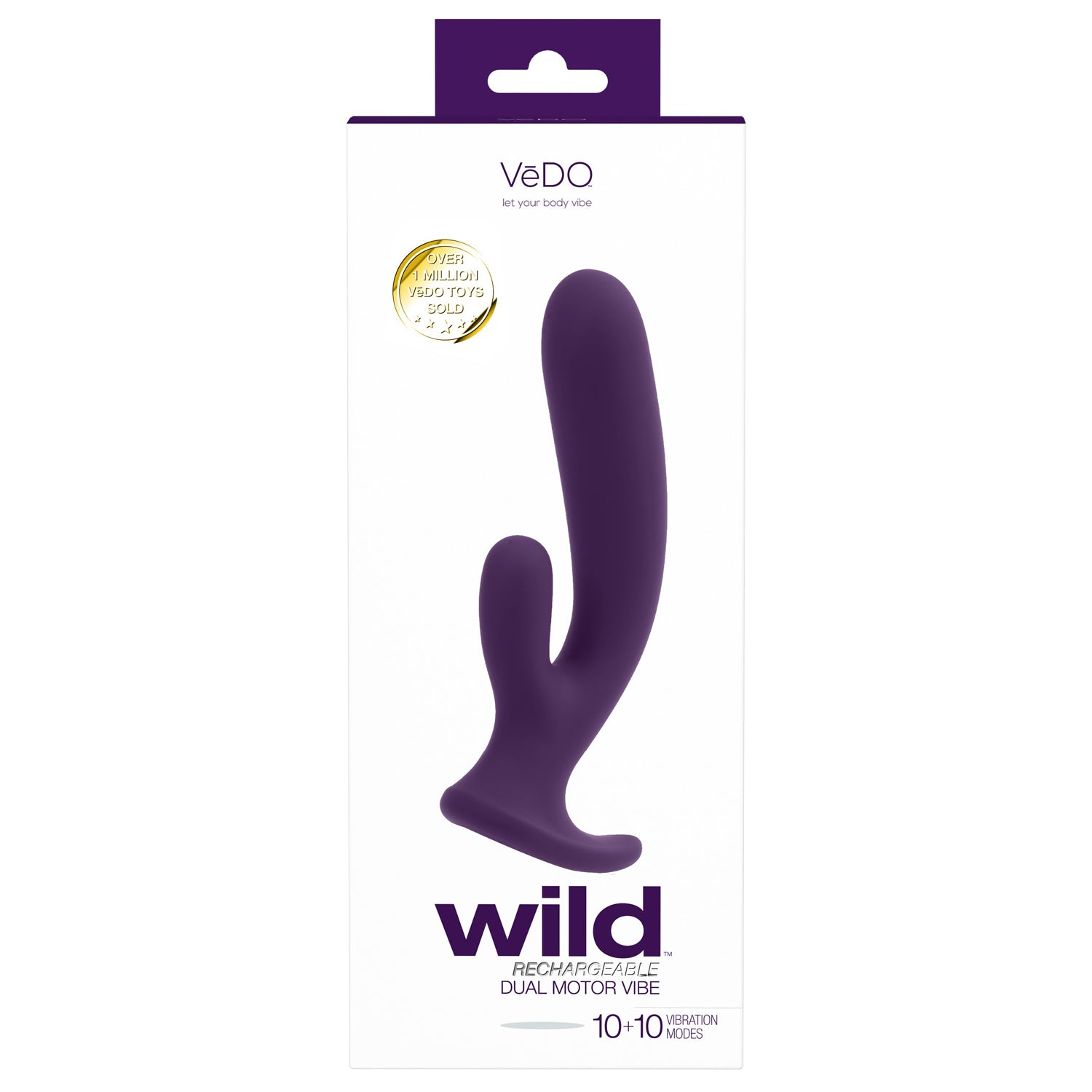 Wild Rechargeable Dual Motor Vibrator for G-Spot and Clitoris VIBRATORS-RABBIT