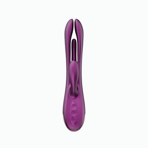 Terri - App Controlled Tapping Rabbit Vibrator - Purple VIBRATORS-RABBIT