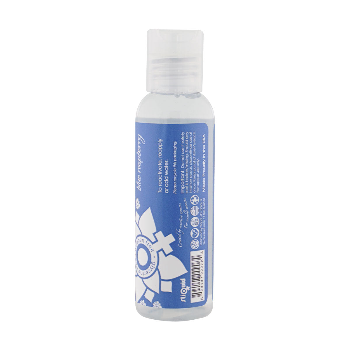 Sliquid Naturals Swirl (Blue Raspberry) – Flavored Water-Based Lubricant Secondary image