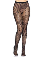 Doll Net Tights Black One Size Fishnet Patterned Hosiery > Clothes > Hosiery > Pantyhose & Tights