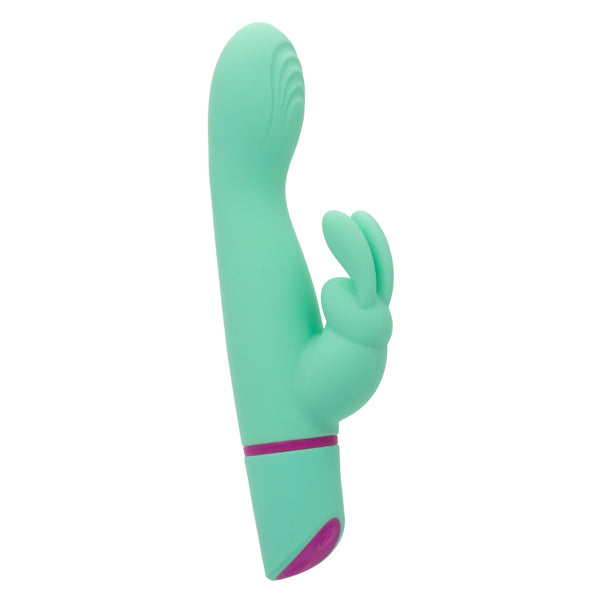 Love Bunny Rockin' G Bunny Silicone Rechargeable Waterproof Vibrator 7.5 Inch Mint Green VIBRATORS-RABBIT