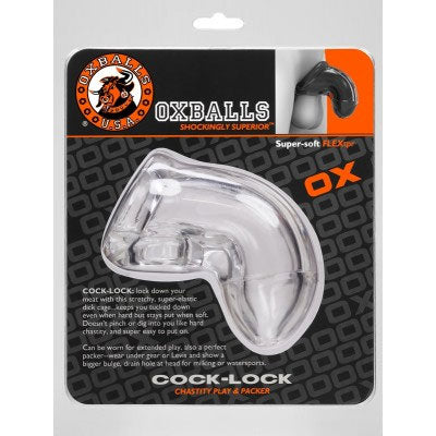 Black Atomic Jock Chastity Sheath for Men Soft TPR Cock Lock > Cock Ring > Sling