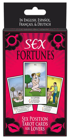 Sex Fortunes Tarot Card Game for Lovers Erotic Adult Game Default Title Games