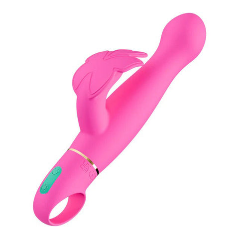 Aria Naughty Af 2.0 Rechargeable Dual Stimulator Vibe Plum VIBRATORS-RABBIT