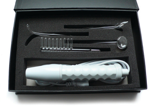 Kinklab Neon Wand Electrosex Kit with White Handle and Purple Electrode White E-STIM TOYS