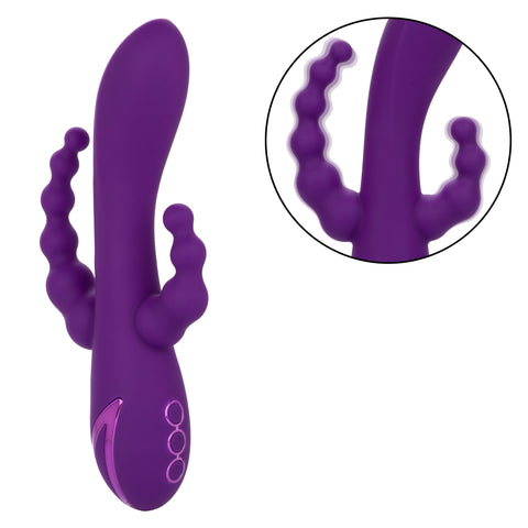California Dreaming Long Beach Bootylicious Vibrator VIBRATORS-RABBIT-MULTI
