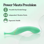 Blush Collection Stella Dual Ended Green Adult Intimacy Wand > Sex Toys For Ladies > G-Spot Vibrators