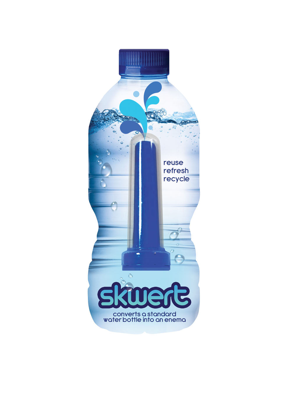 Skwert Water Bottle Douche – Converts Standard Bottles for Effective Cleansing Device > Essentials > Douches