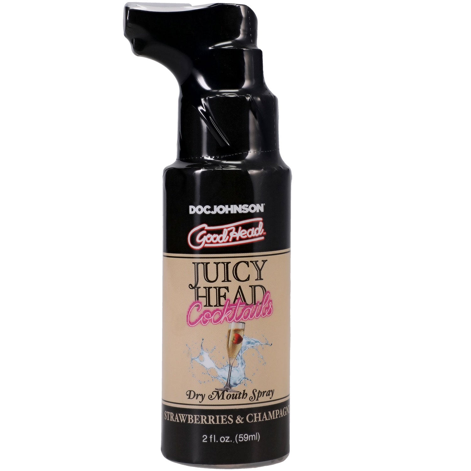 Goodhead Juicy Head (Strawberries Champagne) – Sugar-Free Vegan Friendly Dry Mouth Spray 2oz Secondary image