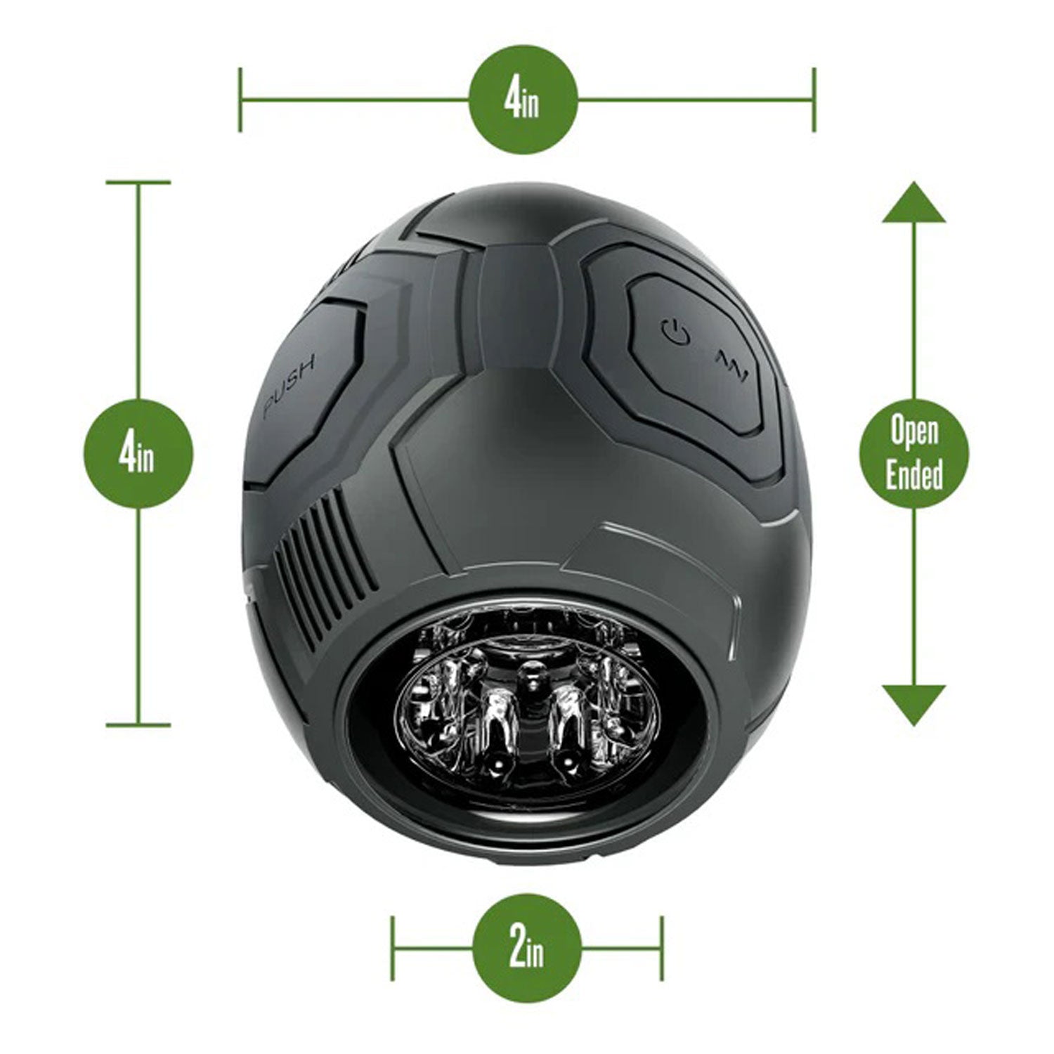 M for Men Dome X Vibrating Male Masturbator with 10 Modes Strokers - Auto