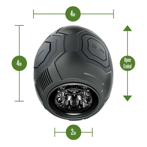 M for Men Dome X Vibrating Male Masturbator with 10 Modes Strokers - Auto