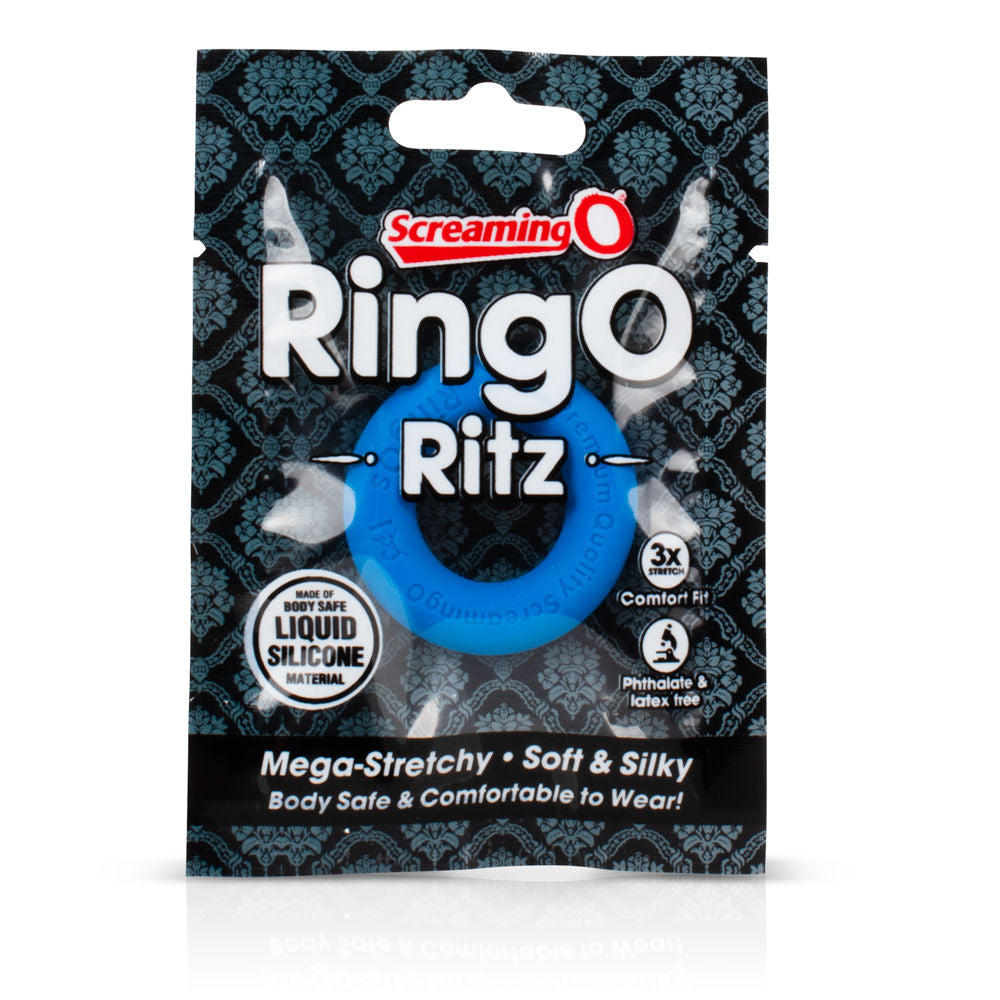 Screaming O RingO Ritz Black Liquid Silicone Cockring Toy COCK RINGS