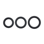 Selopa 3 Ring Circus 3-Piece Silicone Penis Ring Set Black > Cock Ring > Sets