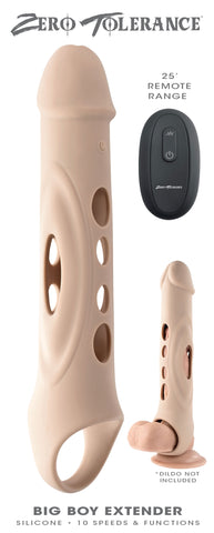 Zero Tolerance Big Boy Extender Light 8 Inch Insertable Penis Extender with Remote Control > Sex Toys For Men > Penis Sleeves