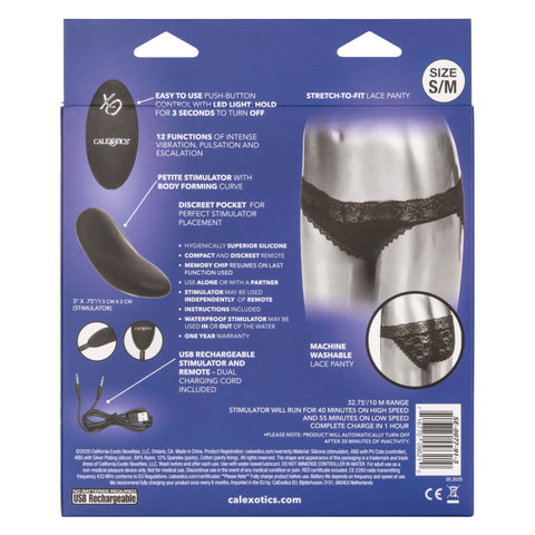 Remote Control Lace Panty Set With Vibrating Erotic Toy S M Panty Vibrators