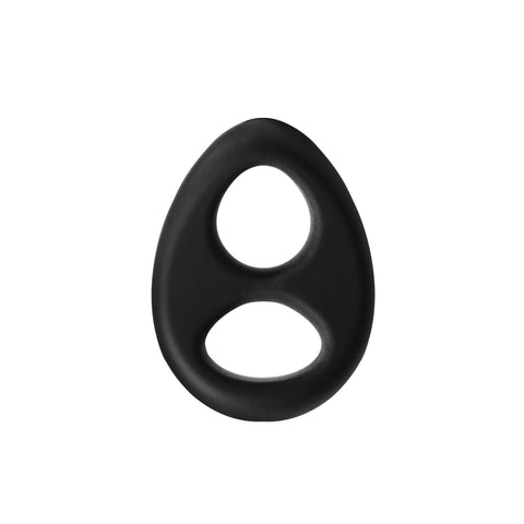 Renegade Romeo Soft Stretchy Black Cock Ring for Comfort COCK RINGS