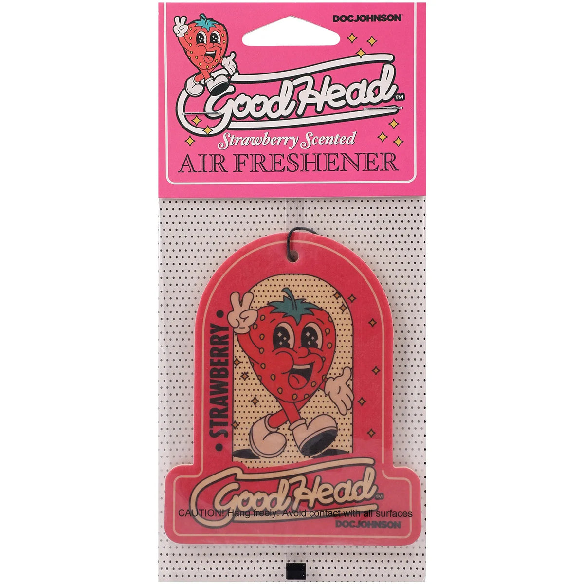 Goodhead Strawberry Scented Air Freshener – Hanging Air Freshener Default Title > Novelties > Air Fresheners