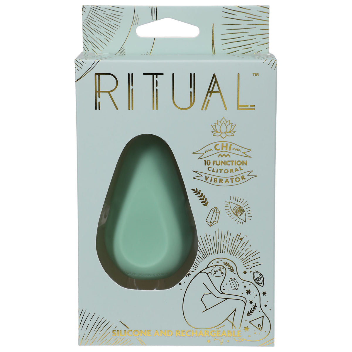 Ritual Chi Silicone Clitoral Vibrator Mint Color Default Title > Sex Toys For Ladies > Clitoral Vibrators and Stimulators