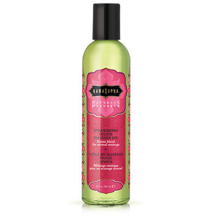 Kama Sutra Naturals Strawberry Divine Scented Massage Oil 8oz Default Title Massage Oil
