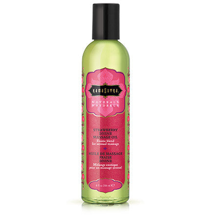 Kama Sutra Naturals Strawberry Divine Scented Massage Oil 8oz Default Title Massage Oil