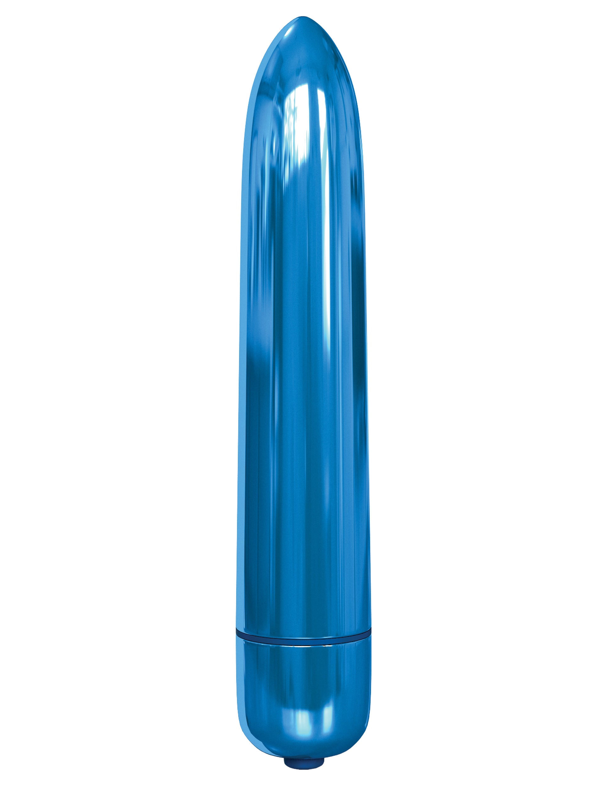Classix Rocket Bullet Metallic Blue 8.9 cm Vibrating Bullet Toy BULLETS