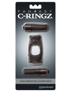 Fantasy C-Ringz Duo Vibrating Silicone Ring – Stretchy Support and Stimulation Ring > Cock Ring > Vibrating