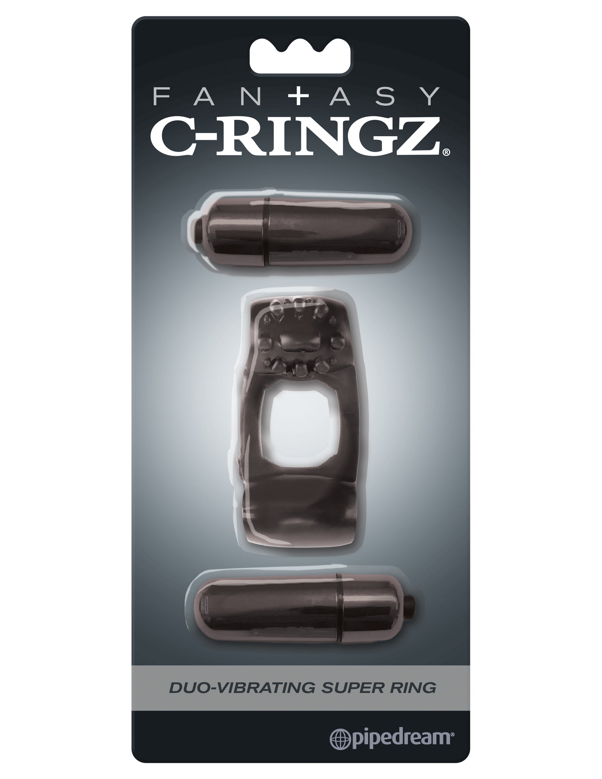 Fantasy C-Ringz Duo Vibrating Silicone Ring – Stretchy Support and Stimulation Ring > Cock Ring > Vibrating