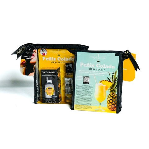 Kama Sutra Penis Colada Oral Sex Kit with Flavored Lubes Edible