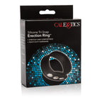 Silicone Tri-Snap Erection Ring Black with Adjustable Heavy-Duty Hardware > Cock Ring > Adjustable