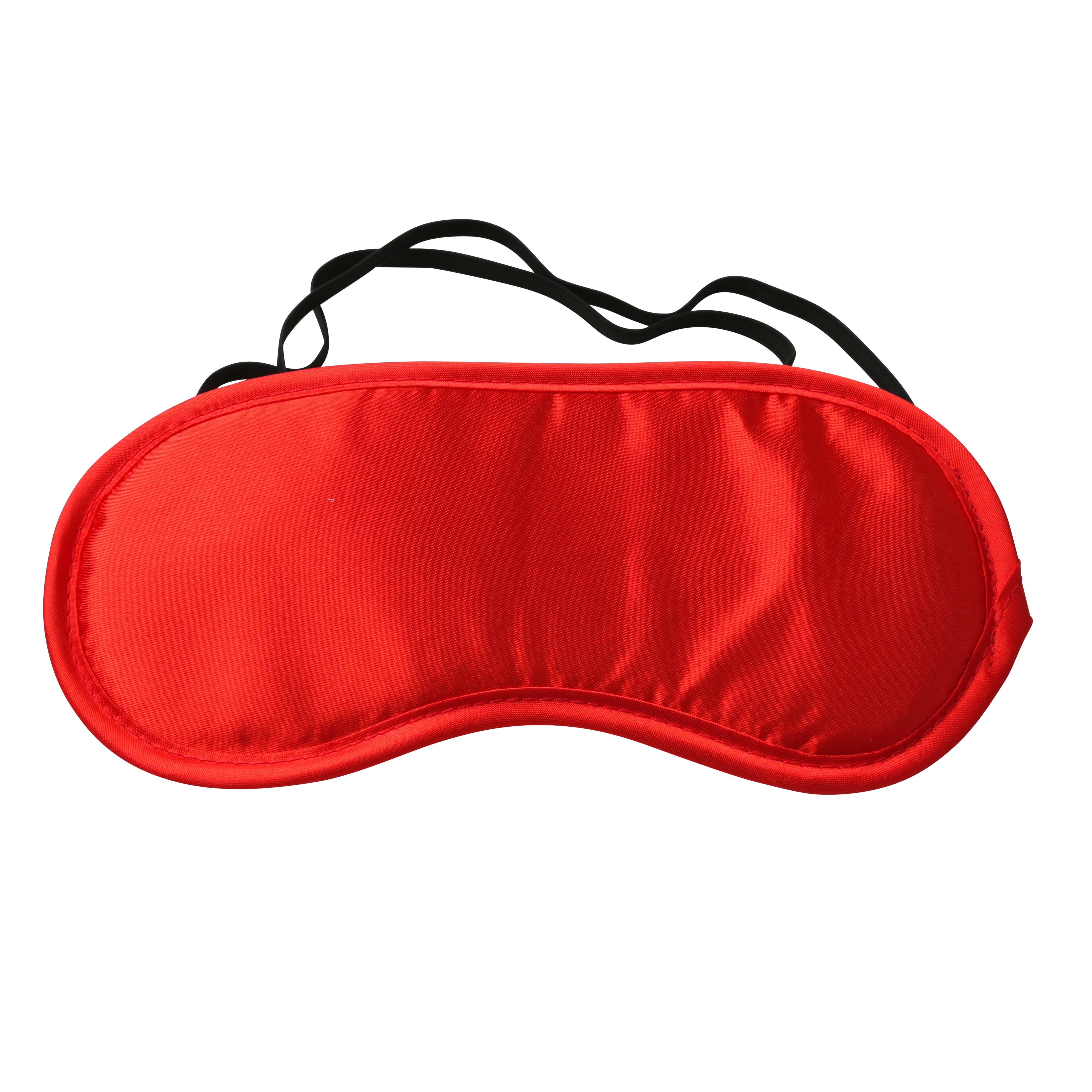Sex & Mischief Satin Blindfold - Red Comfort Fit Design Blindfold